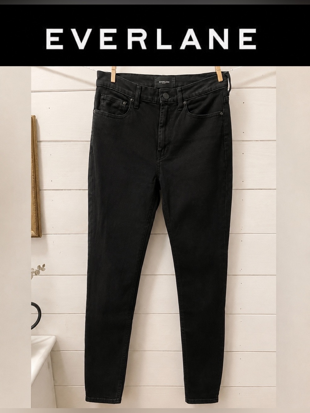 EVERLANE black skinny jeans size 27 tall